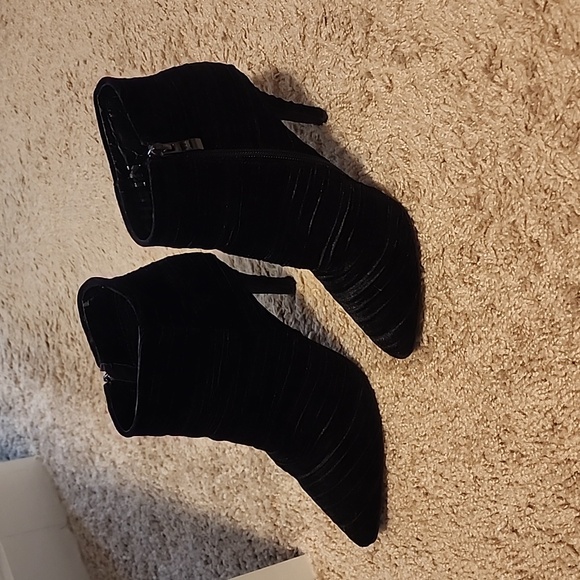 Black Ankle Booties - Picture 1 of 3